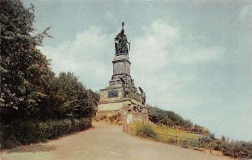 Rüdesheim a. Rhein Nationaldenkmal Künstlerkarte gl1960 193.855