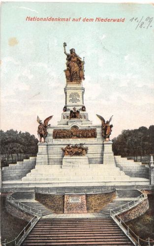 Rüdesheim a. Rhein Nationaldenkmal gl1909 193.858