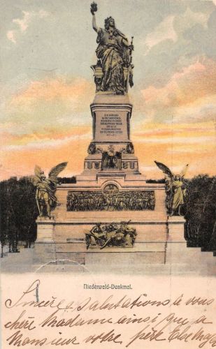 Rüdesheim a. Rhein Nationaldenkmal gl1905 193.867