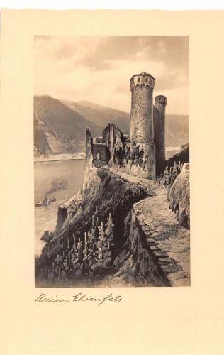 Ehrenfels a. Rh. Panorama Künstlerkarte ngl 193.925