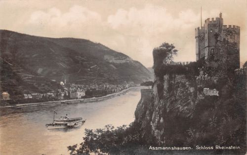 Schloß Rheinstein a.Rhein Panorama gl1929 193.929