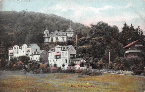 Schlangenbad i. T. Teilansicht gl1913 193.992