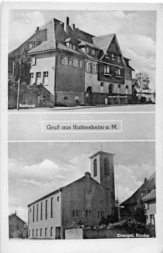 Hattersheim/Main Mehrbildkarte ngl 194.043