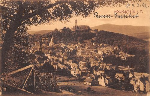 Königstein im Taunus Panorama gl1912 194.085