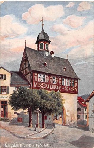 Königstein im Taunus Altes Rathaus gl1961 194.088