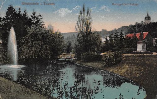 Königstein im Taunus Herzog-Adolf-Anlage gl1922 194.094