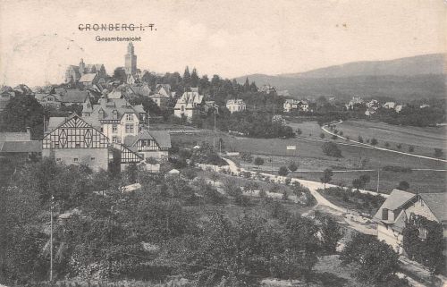 Cronberg im Taunus Gesamtansicht gl1909 194.118