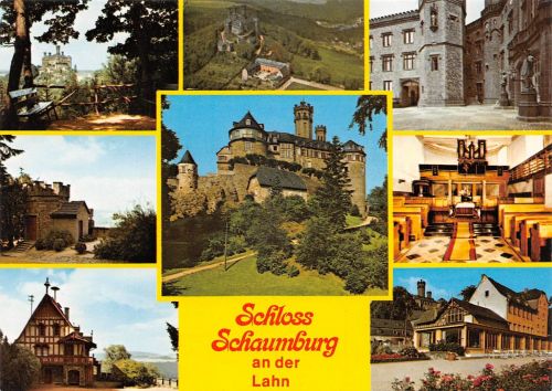 Schloss Schaumburg Mehrbildkarte ngl 194.196