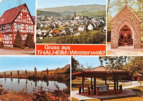 Dornburg-Thalheim i. Westerwald Mehrbildkarte gl1983 194.217