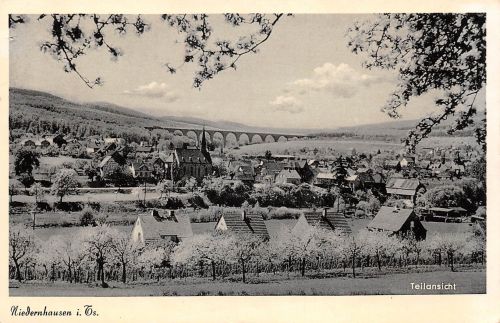 Niedernhausen i.T. Teilansicht gl1957 194.232