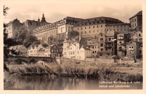 Weilburg a.d. Lahn Schloß und Lahnbrücke ngl 194.243
