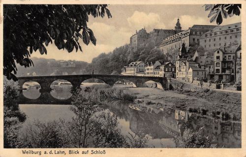 Weilburg a.d. Lahn Blick auf Schloß feldpgl1939 194.244