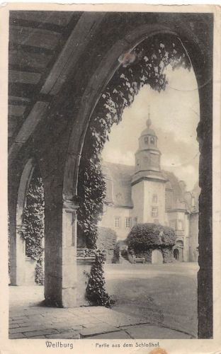 Weilburg a.d. Lahn Partie aus dem Schloßhof gl1912 194.245