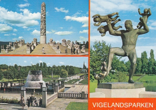 Vigelandsparken, Mehrbildkarte ngl E6364