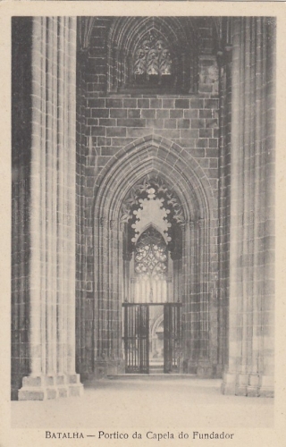 Batalha, Portico da Capela do Fundador ngl E6373