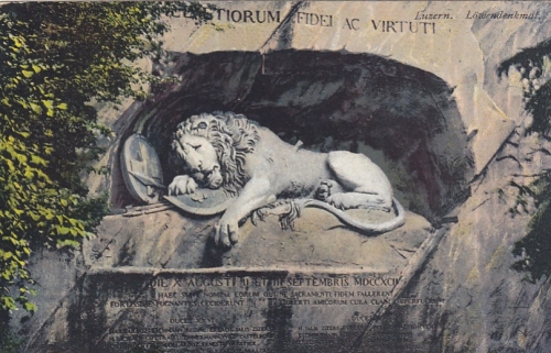 Luzern, Löwendenkmal ngl E6383