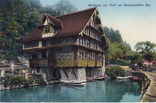 Wirtshaus zur Treib am Vierwaldstättersee unweit zu Brunnen ngl E6390