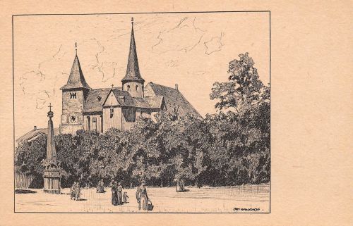 Fulda Federzeichnung Dr.Otto Ubbelohde Nr. 5 ngl 194.679