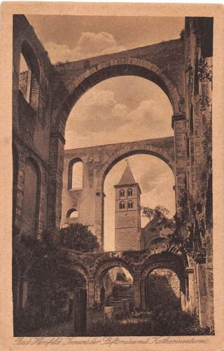 Hersfeld Stiftsruine Inneres gl1922 194.782