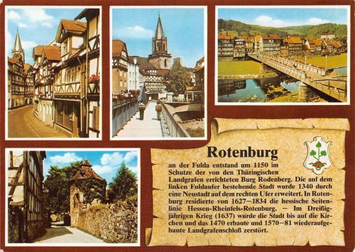 Rotenburg a.d. Fulda Mehrbildkarte gl1983 194.829