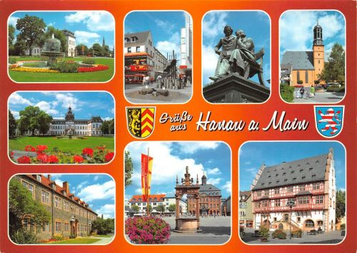 Hanau Mehrbildkarte ngl 194.855