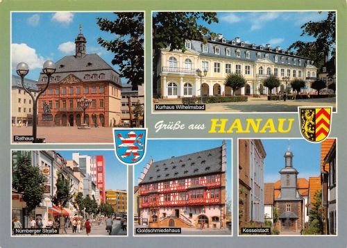 Hanau Mehrbildkarte ngl 194.857