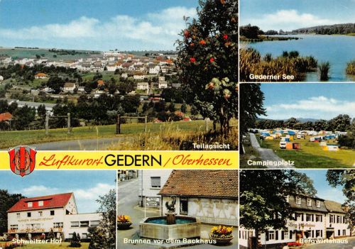 Gedern Mehrbildkarte gl1974 194.909