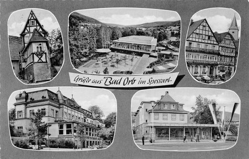 Bad Orb Mehrbildkarte gl1964 195.022