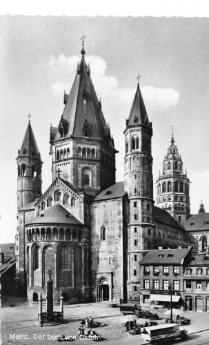 Mainz Der Dom von Osten ngl 195.148