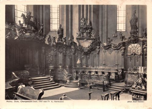 Mainz Dom Chorgestühl ngl 195.154