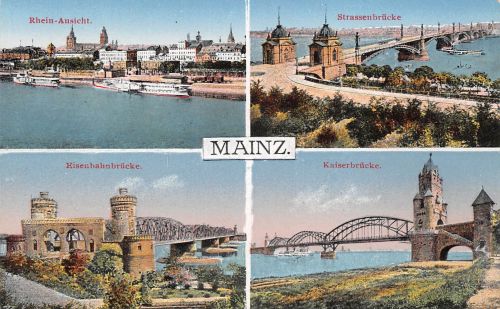 Mainz Mehrbildkarte ngl 195.176