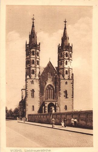 Worms a.Rh. Liebfrauenkirche gl1917 195.262