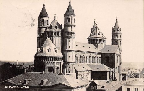Worms a.Rh. Dom Fotokarte gl1932 195.271