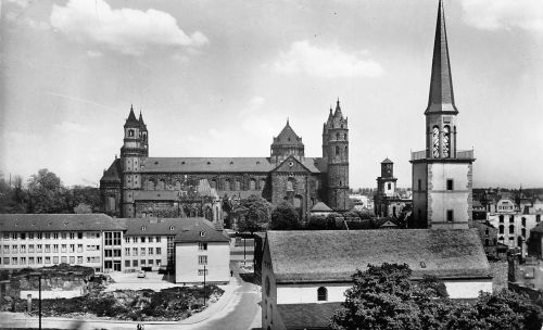 Worms a.Rh. Dom mit Magnuskirche ngl 195.284