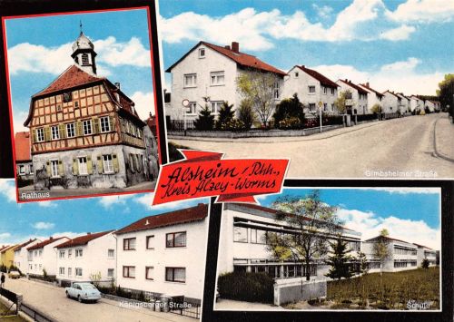 Alsheim Mehrbildkarte ngl 195.331