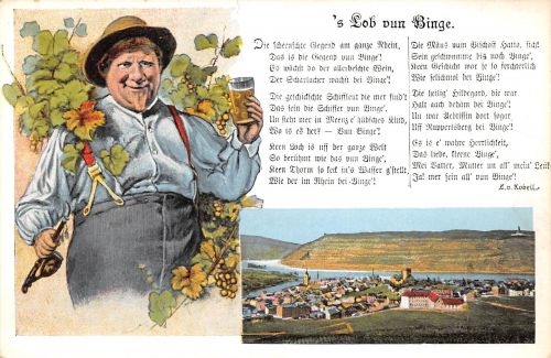 Bingen am Rhein Panorama, s´Lob vun Binge ngl 195.349