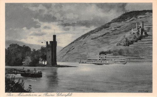 Bingen am Rhein Mäuseturm Ruine Ehrenfels ngl 195.399