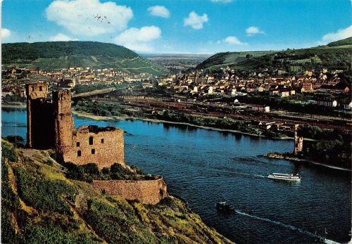 Bingen am Rhein Burg Ehrenfels gl1973 195.421