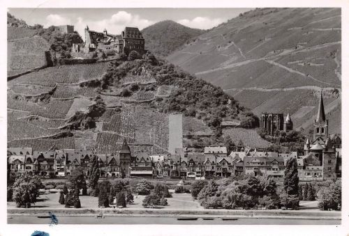 Bacharach am Rhein Panorama gl1952 195.431