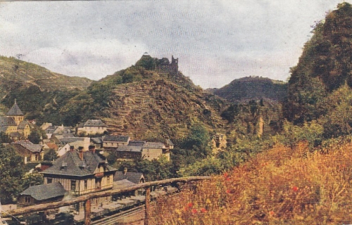 Altenahr mit Ruine der Burg Are feldpgl1914 E6526