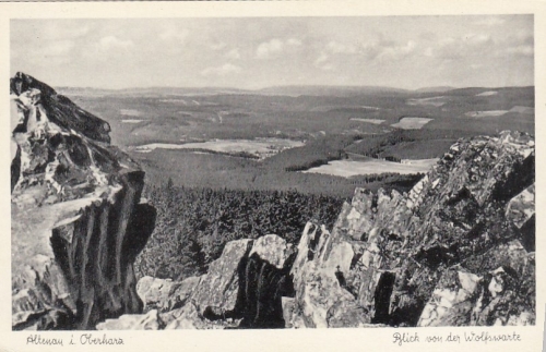 Altenau Oberharz, Blick von der Wolfswarte ngl E6530