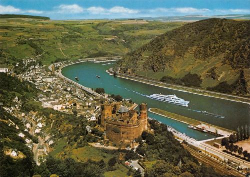 Oberwesel am Rhein Luftaufnahme ngl 195.492