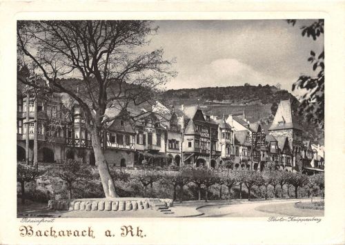 Bacharach am Rhein Rheinfront ngl 195.501
