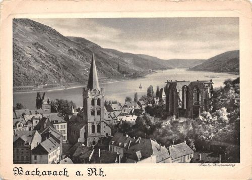 Bacharach am Rhein Panorama gl1937 195.529