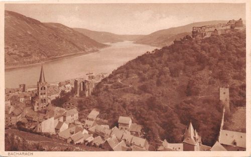 Bacharach am Rhein Panorama ngl 195.535