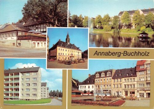 Annaberg-Buchholz Mehrbildkarte ngl 195.617