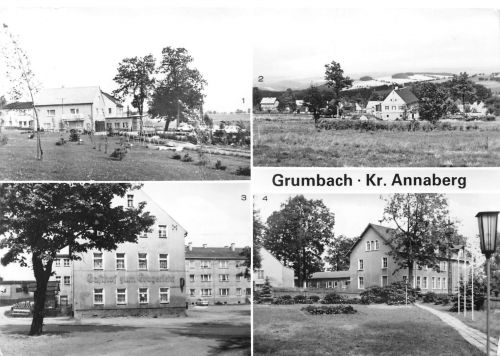 Grumbach im Erzgeb. Mehrbildkarte gl 195.636