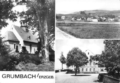 Grumbach im Erzgeb. Mehrbildkarte gl 195.637