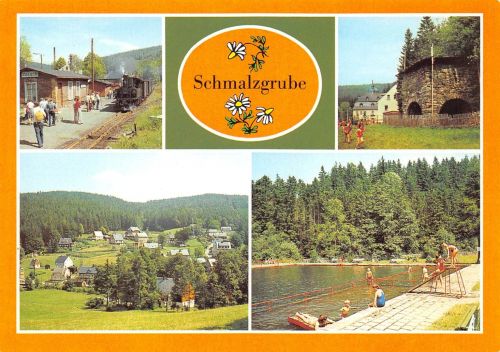 Schmalzgrube Kr. Annaberg Mehrbildkarte ngl 195.642