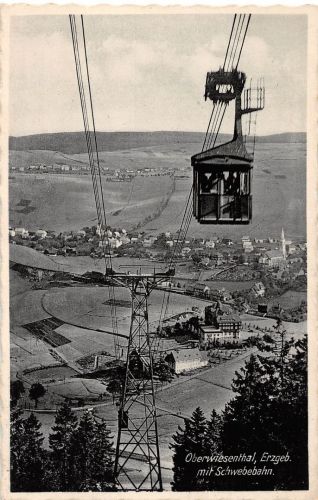 Oberwiesenthal Panorama mit Schwebebahn ngl 195.713